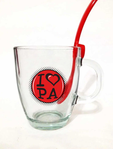 Pack 15 Tazas Dia Del Padre +cuchara Para Colgar De Regalo!!