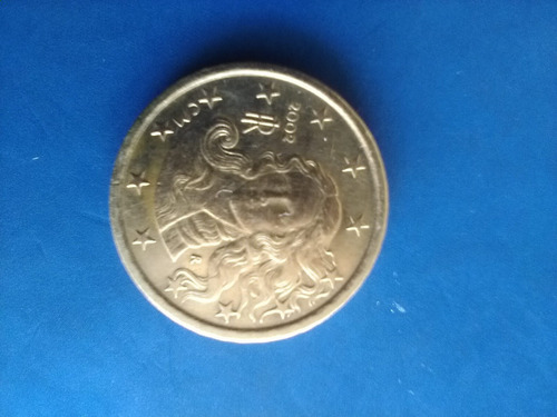 Moneda Euro 2 Centavos Italia Año 2002 Venus