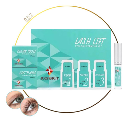 Kit Lifting Y Rizado De Pestañas Iconsign Pro Profesional