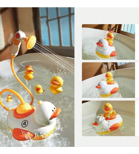 Duck Shaped Showerhead Toy - Kids' Bath Fun