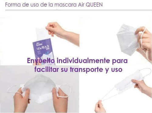Mascarilla Air Queen - Diseño Ergonómico 3d - Nano Mask