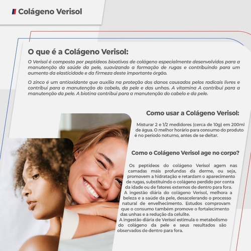 Colágeno Verisol Com Ácido Hialurônico Em Pó Newnutrition