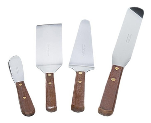 Set De 4 Utensilios Para Pasteleria Espatulas Tramontina 