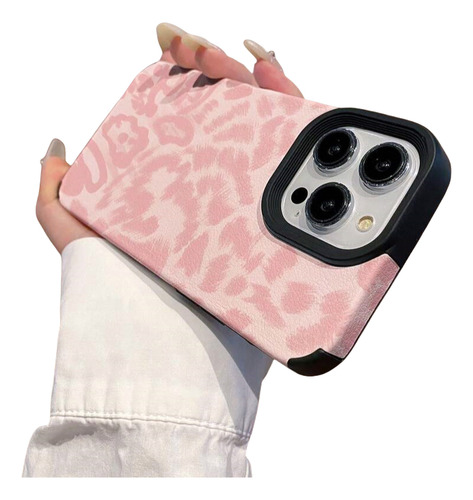 Funda Case De Silicon Colores Serie Para iPhone Uso Rudo De Estampado Leopardo