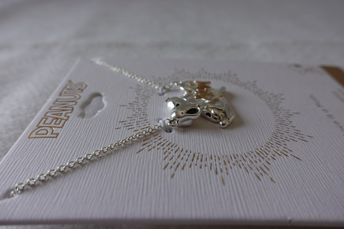 Dije Snoopy Chapado En Oro 14k