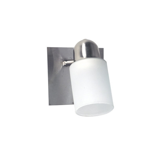 Aplique 1 Luz Pared Pisa Led Base Chapa Platil