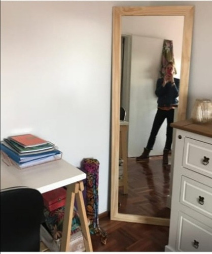 Espejo Marco Madera Natural A Medida Para Colgar O Apoyar