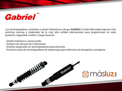 Kit 4 Amortiguadores Ultra Chromium Outlander 07/11 Gabriel