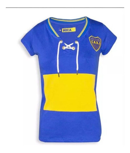 Remera Retro Boca Mujer