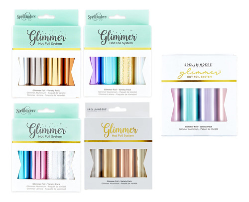 Spellbinders Ultimate Hot Foil Bundle  20 Rollo Una Hermoso