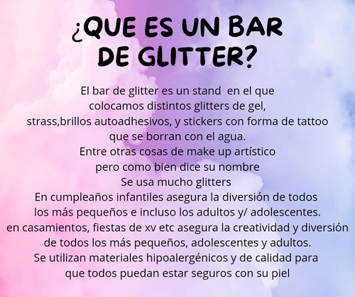 Bar De Glitter, Make Up Xv Años 