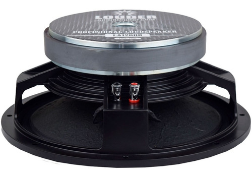 Bocina Louder 12 Pulgadas P/ Bafles Line Array X Pieza Color Negro LA12600
