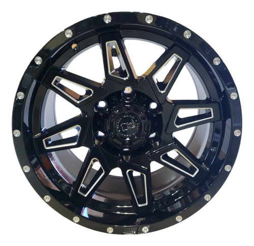 Juego Llanta (4 Uni) Aro 16x8.5 6x139 B1-w Ft212 Black Rhino