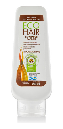 Ecohair Acondicionador Bálsamo Reparador En Botella X200ml