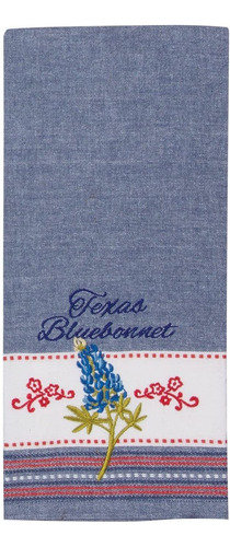 Designs R3770 Toalla De Té Bordada Home Sweet Texas