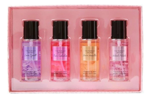 Victoria Secret Bodys Set De 4 Piezas 75ml Original