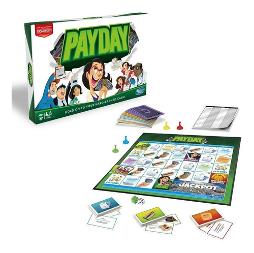 Juego Mesa Inversion Pay Day Hasbro E0751  Ingles 