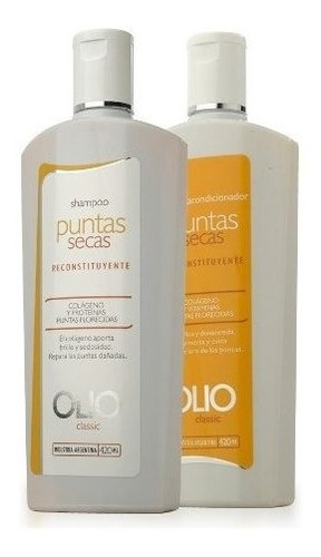 Kit Olio Shampoo + Acondicionador Puntas Secas Reparador