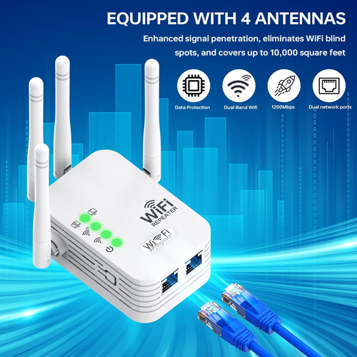 Booster De Señal De Extensores Wifi Para El Hogar Internet S