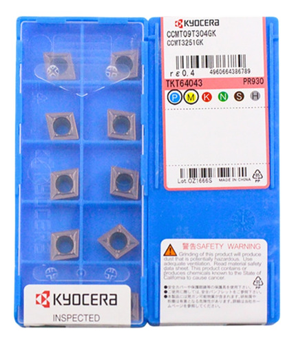 Inserto Giratorio Ccmt060204-hq Pr1125 100% Original, 10 Uni