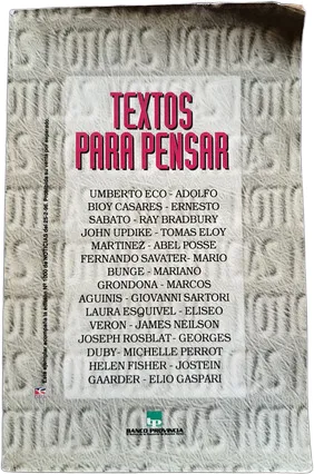 Libro Textos Para Pensar - Revista Noticias #1000 (Usado)