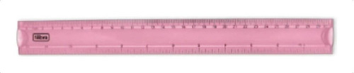 Régua Flexível 30cm Académie Rosa Claro Tilibra Cor Rosa-claro