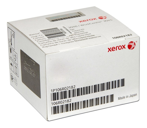 Toner Xerox 106r02182 Negro Original Wc3045 3040 Phaser 3010