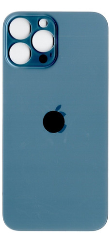 Tapa Trasera Para iPhone 13 Pro Max Azul Aro Grande