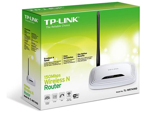 Router Tp-link Inalambrico Wifi Antena Detachable Tl-wr741nd