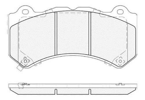 Pastilla De Freno Jeep Grand Cherokee Iv 3.0-3.6-5.7-6.4 Crd