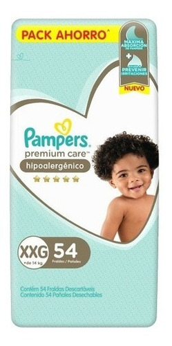 Imagen 2 de 2 de Pampers Premium Care Consumo Mes Todos Los Talles