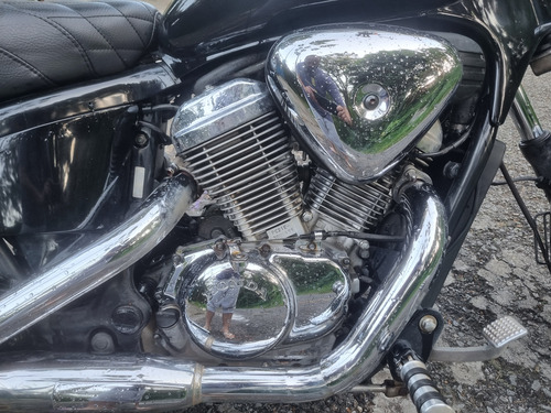 Honda Shadow Vt 600 Preta 2002/2002