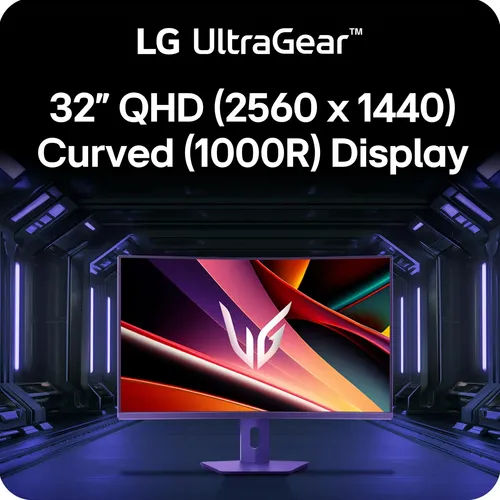Monitor LG Ultragear 32 Qhd 32g600a-b Curvo 180hz | MercadoLivre