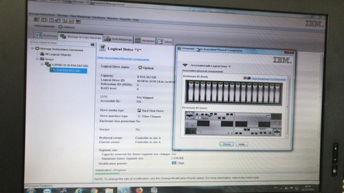 Storage Ibm Com 9tb Total, 16 Discos De 600gb 15k Fc 8g (Usado)