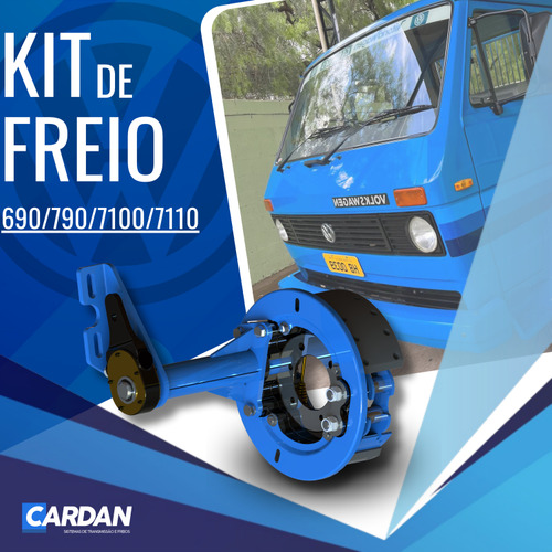 Kit Completo Freio A Ar Vw 6.90 / 790 /7100 / 7110 Adaptação