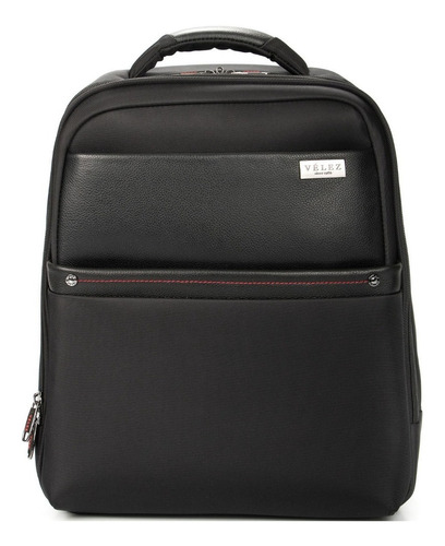 Morral Premium Lona Monocromático Negro Vélez