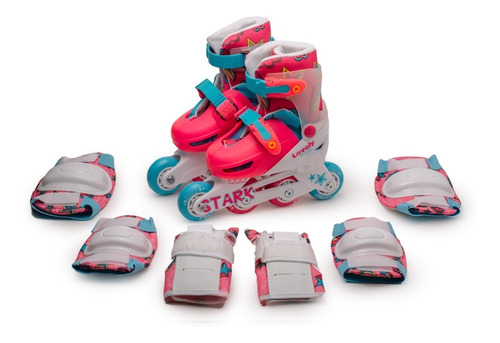 Imagen 3 de 5 de Rollers Niña Lovely Extensible + Protecciones. En Gravedadx