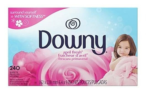 Downy Hojas Suavizantes Para Secadora, Abril Aire Libre, 240