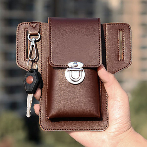 Funda De Cuero Para Teléfono Con Clip Para Cinturón: Funda