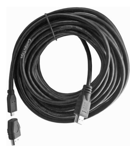 Zhdm10d Cable Ultra Delgado Sondear Hd 10 M Computoys