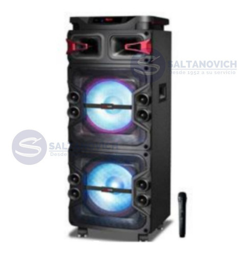 Imagen 2 de 2 de Parlante Eversound Evj8522 Bluetooth Inalámbrico Dj Mixer