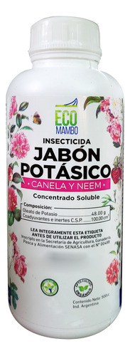 Jabon Potasico Neem Canela Ecomambo 500cc Concentrado