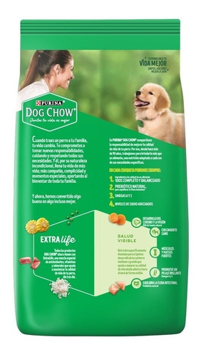 Imagen 3 de 3 de Alimento Dog Chow Vida Sana cachorro de raza mediana y grande sabor mix en bolsa de 8kg