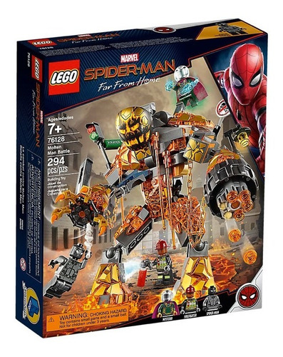 Lego 76128 Molten Man Battle Spiderman Home Coming Marvel 