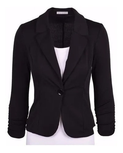 Blazer Feminino, Fashion, Alta Costura, 1 Botão