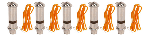 Metal Whistle, 5 Unidades De Aço Inoxidável De Sobrevivência