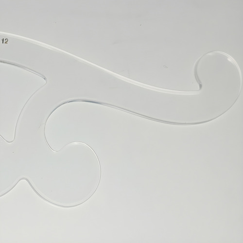Gabarito Curva Francesa Para Desenho Trident 25 X11 Mod 1112 Cor Variada