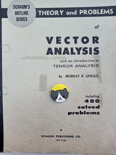 Libro: Vector Analysis Spiegel 108k3