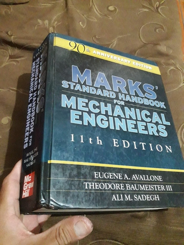 Libro Manual Del Ingeniero Mecanico Marks 11° Edicion