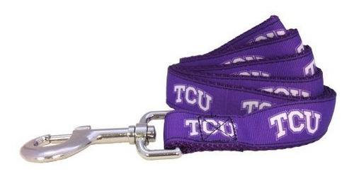 Ncaa Tcu Horned Frogs Perro Correa (color Del Equipo, Pequeñ